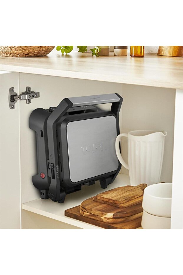 SuperGrill 3in1 6 Dilim Kapasiteli 2000 Watt Barbekü Izgara ve Tost Makinesi - Inox - 5