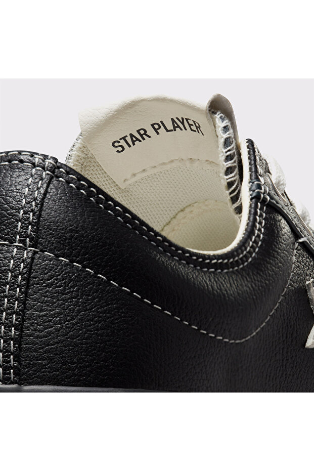 Star Player 76 Fall Leather Unisex Siyah Sneaker - 8