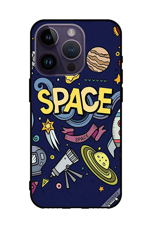 Protective Case Cover For Apple iPhone 14 Pro Space Art