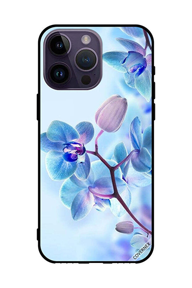 غطاء حماية لهاتف Apple iPhone 14 Pro Max زهور جميلة