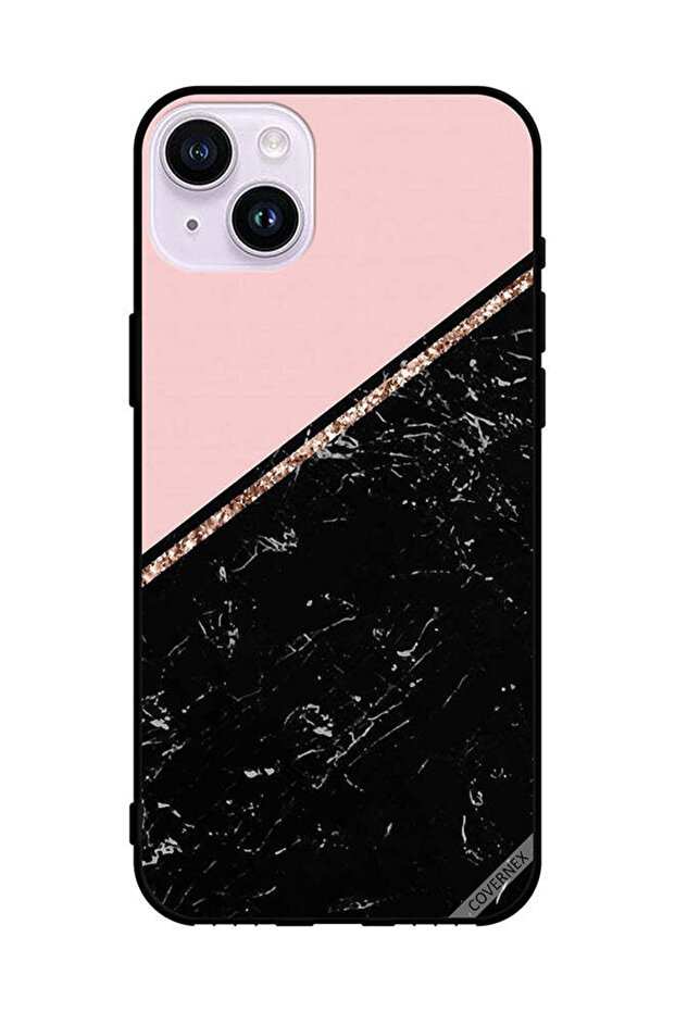 غطاء حماية لهاتف Apple iPhone 14 رخامي