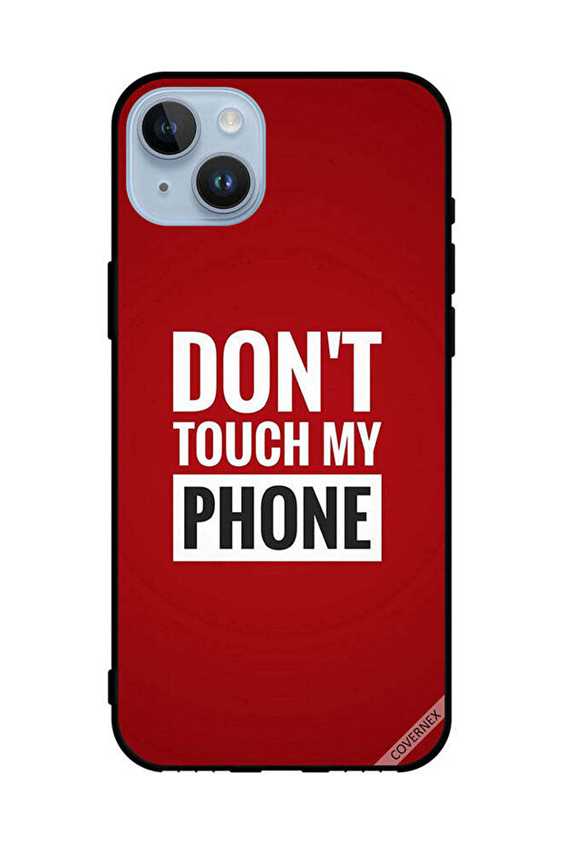 غطاء حماية لهاتف Apple iPhone 14 Plus لا تلمس هاتفي 1