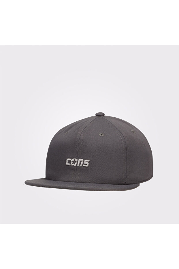 CONS Six Panel Baseball Unisex Gri Şapka - 1