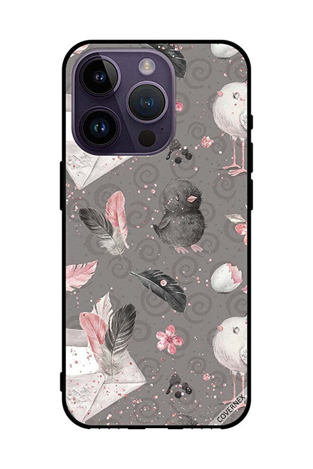 غطاء حماية لهاتف Apple iPhone 14 Pro - ريش وفراخ