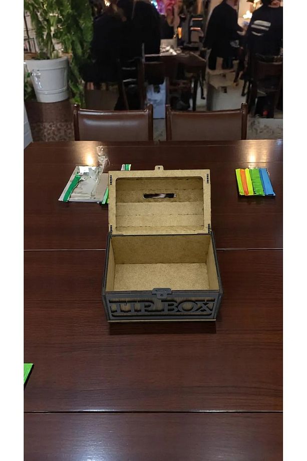Tip Box, Bahşiş Kutusu, Kumbara, Sandık Tipi Tipbox - 4