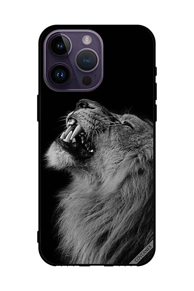 غطاء حماية لهاتف Apple iPhone 14 Pro Max الأسد المبهج