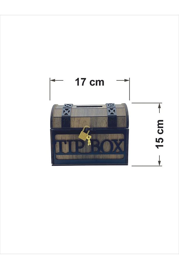 Tip Box, Bahşiş Kutusu, Kumbara, Sandık Tipi Tipbox - 5