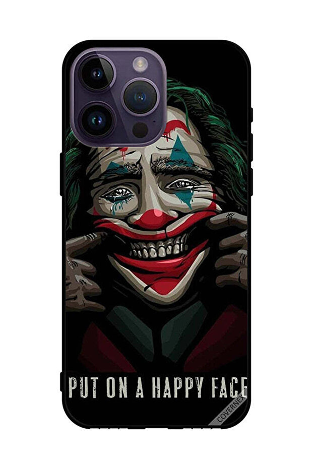 غطاء حماية لهاتف Apple iPhone 14 Pro Max ضع وجهًا سعيدًا