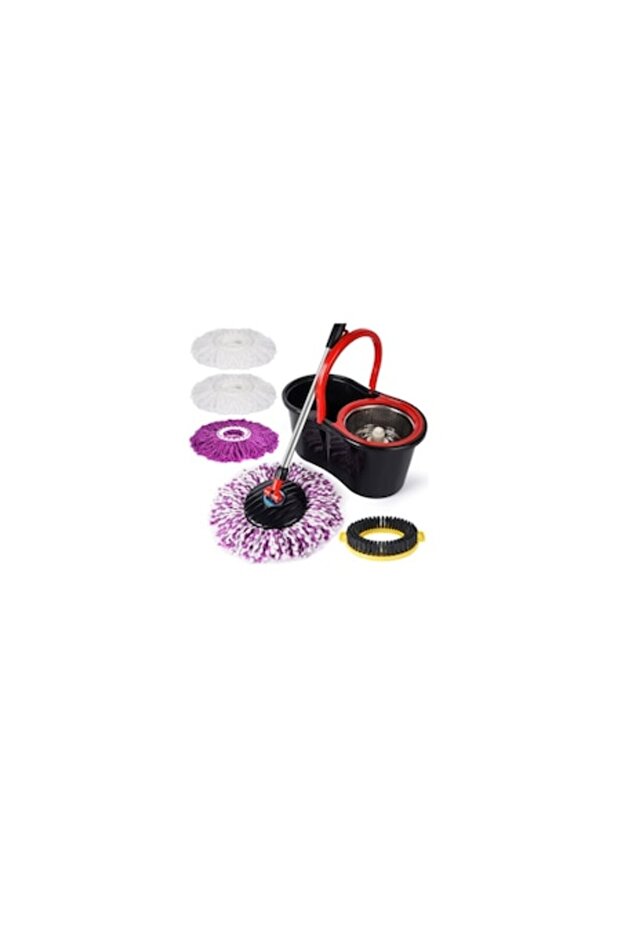Spin Mop and Bucket Set, Microfiber, 360° - 1
