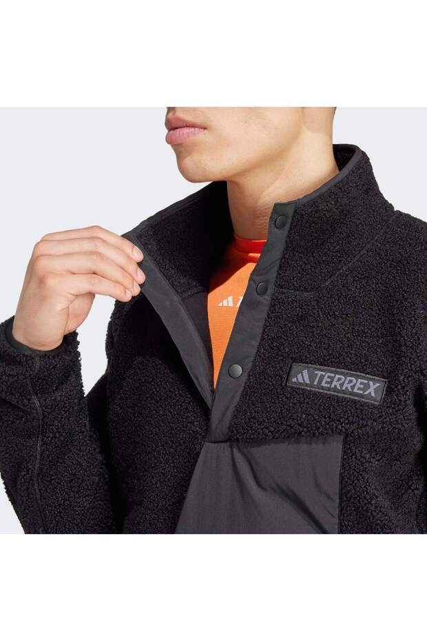 Terrex Xploric High Pile Fleece Pullover Sweatshirt - 5