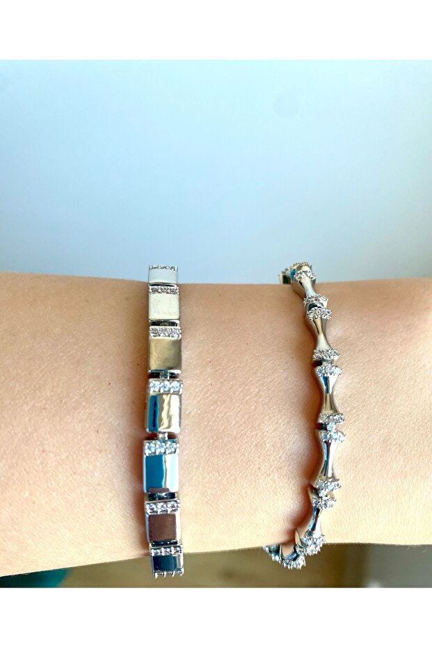 Flat Bracelet Silver - 4