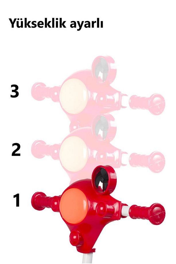 Çocuk Scooter 3 Tekerlekli Her Tekerde 6 Adet Led Işıklı Frenli Scooter Yükseklik Ayarlı 3-6 Yaş - 4