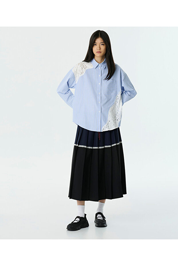 DANTEL MIX GÖMLEK - 5