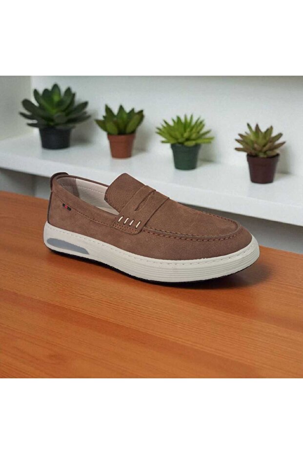 Men's Genuine Leather Poly Sole Lightweight Orthopedic and Comfortable Daily Shoes