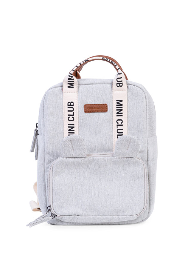 Mini Club Backpack, Canvas Gray