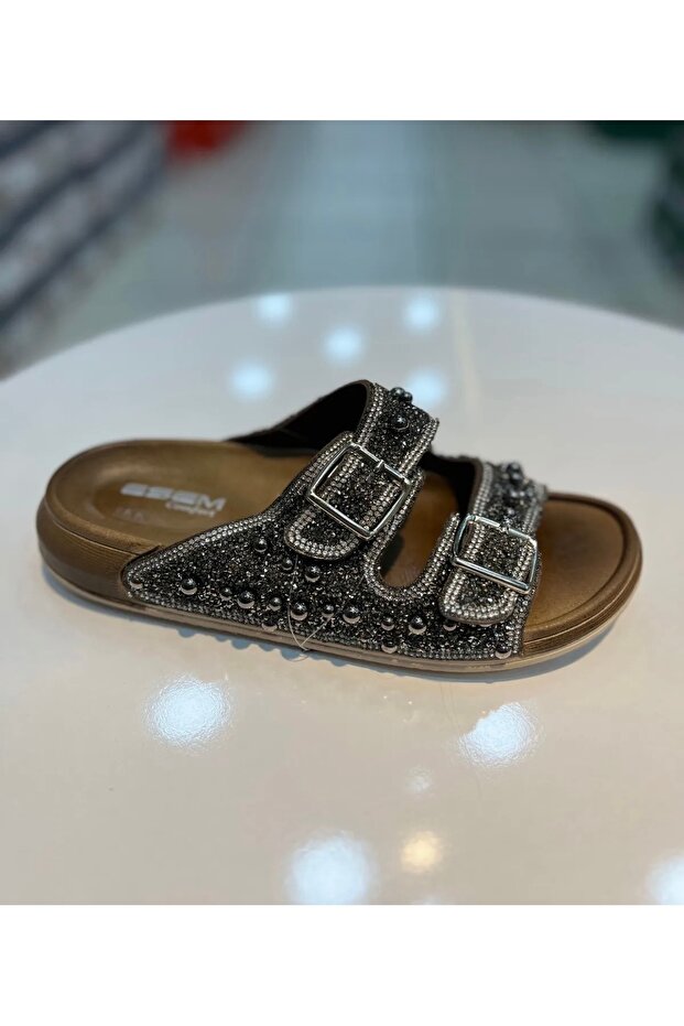 Taşlı Ortopedik Terlik - 1