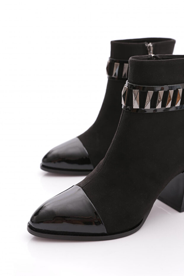 950 Kadin Troklu Topuklu Bot - 4