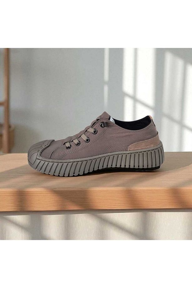 VİGOR UNİSEX LASTİKLİ MEMORY FOAM ÖZEL BURUN KORUMALI SÜET TOPUK DESTEKLİ PARAŞÜT SNEAKER - 3