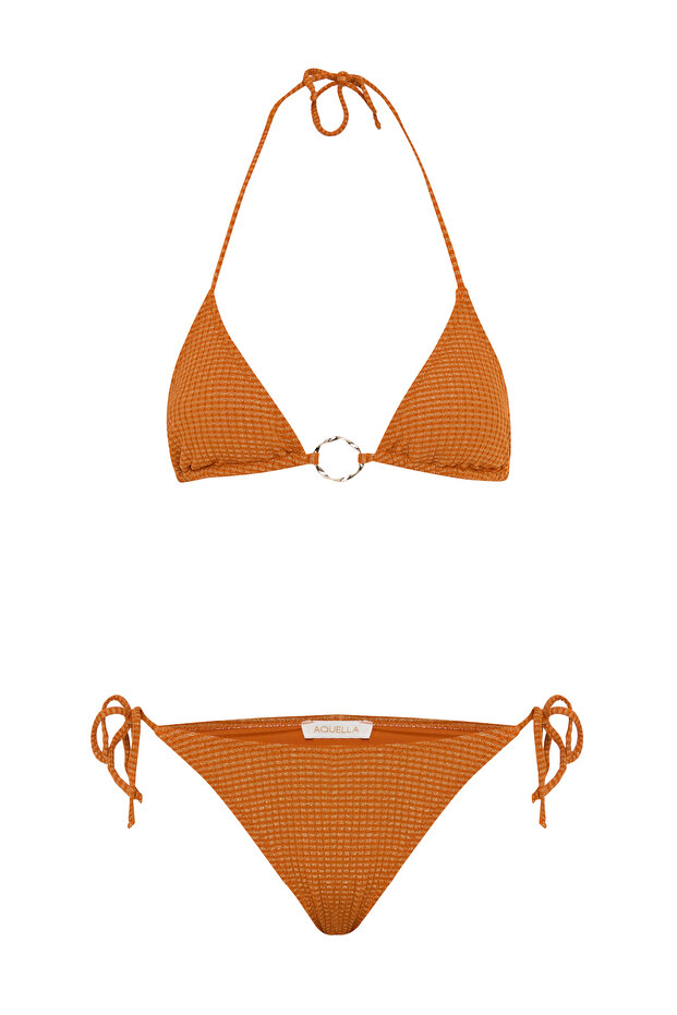Triangle Bikini with Ring Accessories - 1