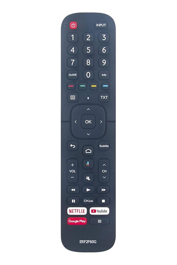 ERF2F60G Replacement Voice Remote Replacement for Hisense HD Ready LED Smart TV 32A56E 40A56E
