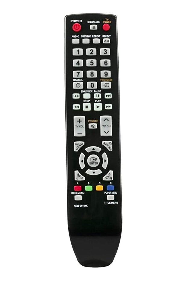 AK59-00104K Replaced Remote Control Fit for Samsung BD-P1600A BD-P3600 BD-P1580 BD-P1600 DVD Player