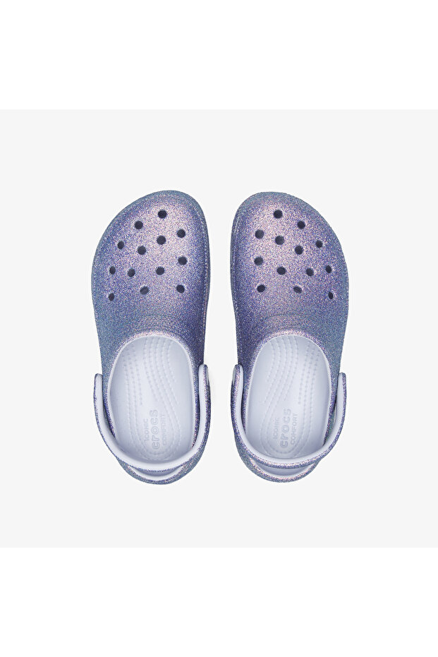 Platform Irid Glitter Kadın Mor Terlik - 6