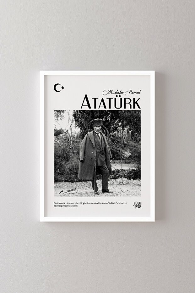 Ataturk - White Frame