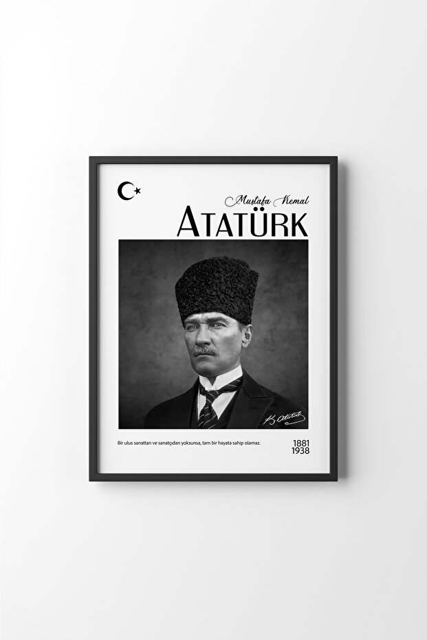 Ataturk - Black Frame