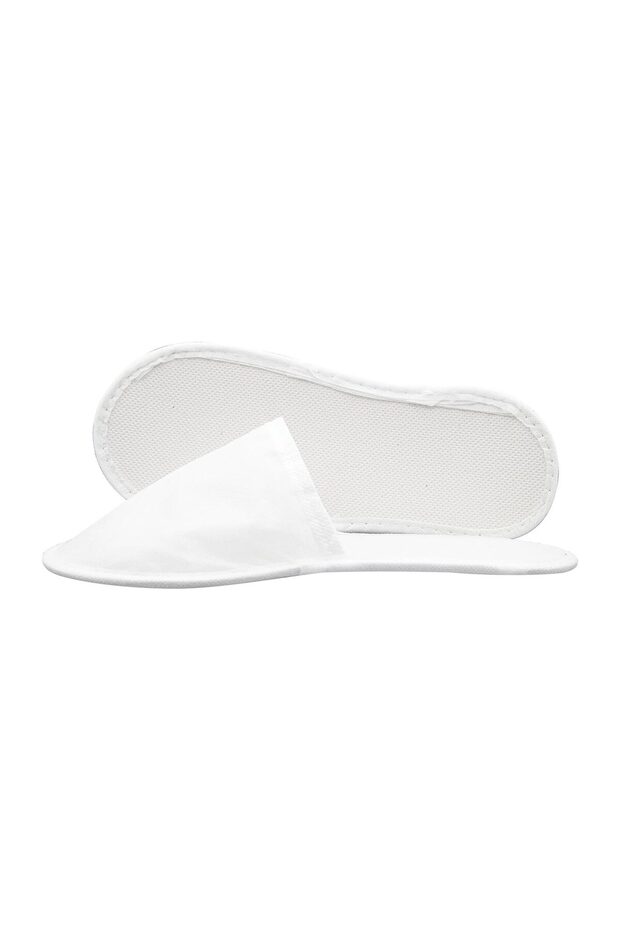 Hotel Slippers Disposable White 10 Pieces - Spa Hotel Slippers