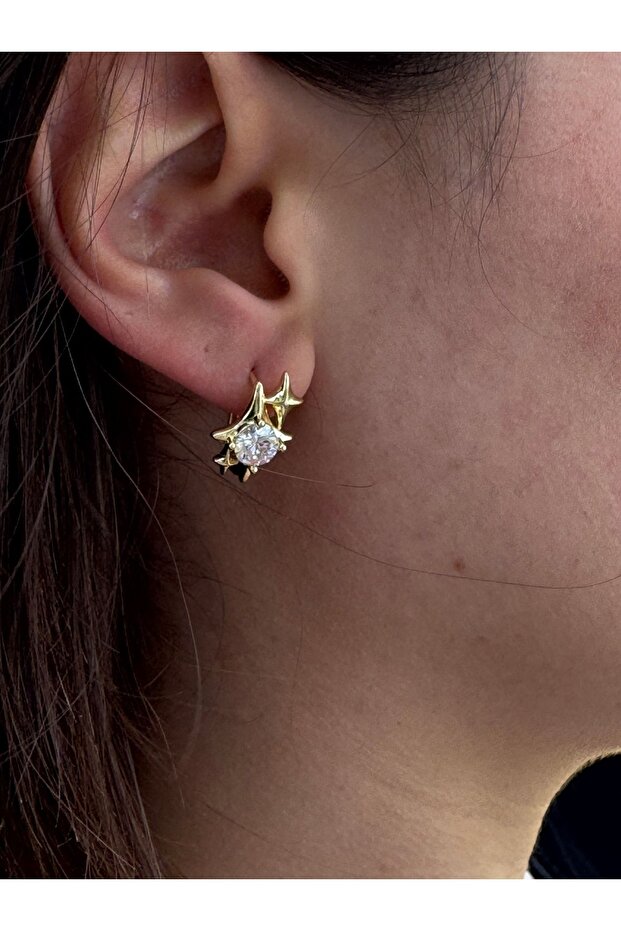 Lumito Asya Taşlı Küpe - 1