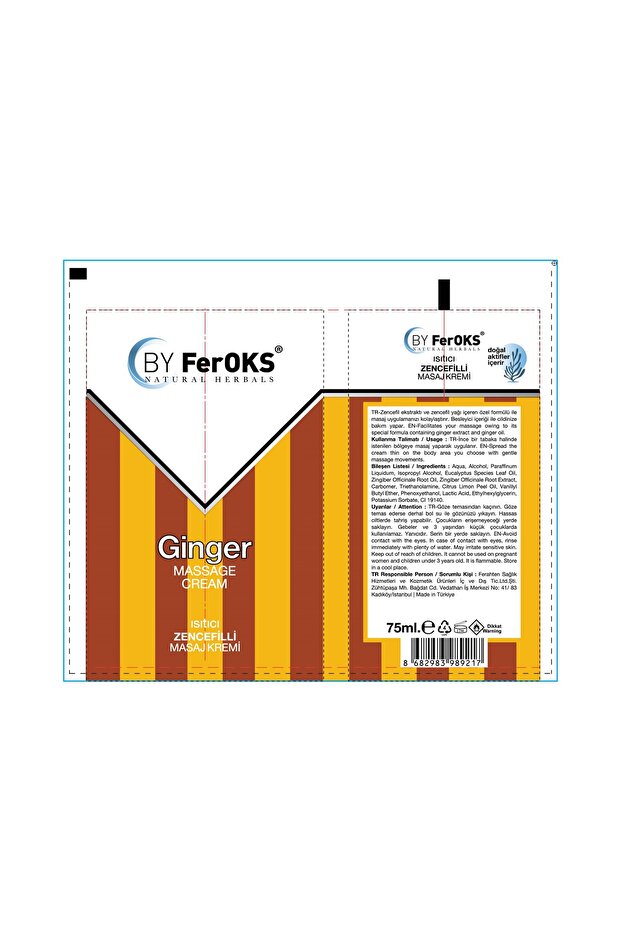 Ginger Balsam Massage Cream (Masaj Kremi) - 5