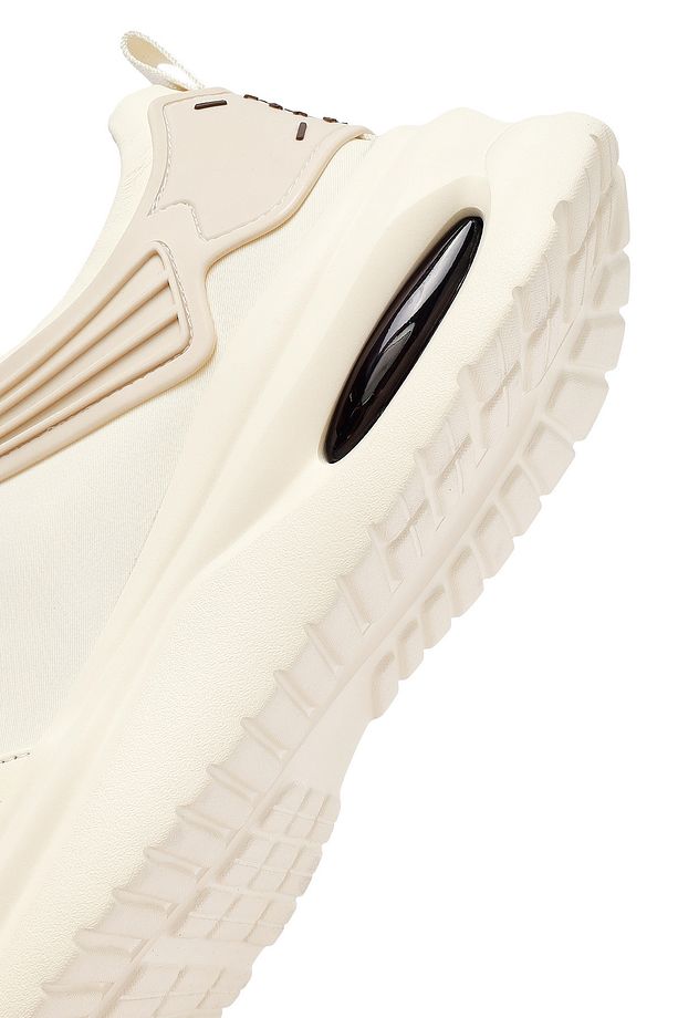 Erkek Bej Bağcıklı Kalın Tabanlı Kumaş Sneaker 25SFD69226F - 8