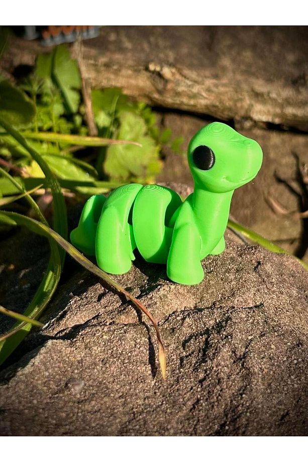 Dinozor Brontosaurus Oyuncak - Tarihin Devasa ve Nazik Devi!🦕 3d Hareketli Organik Model Orta Boy - 6