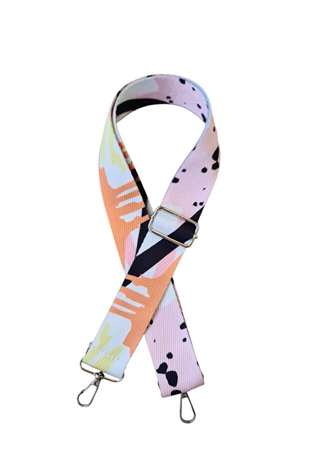 Polyester Column Adjustable Bag Handle - Phone Strap (120 cm) Brush Pattern