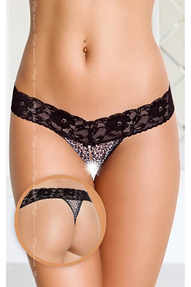 Chilot tanga, model panteră, S/M