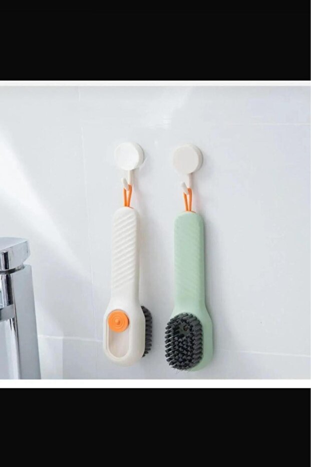 Deterjan Hazneli Temizlik Fırçası | Ayakkabı, Kıyafet, Bulaşık Temizleyici Pratik Fırça (1ADET) - 7