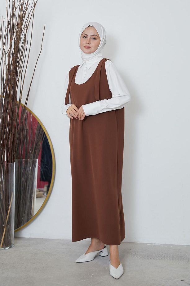 Omuz Detaylı Jile-Kahve - 2