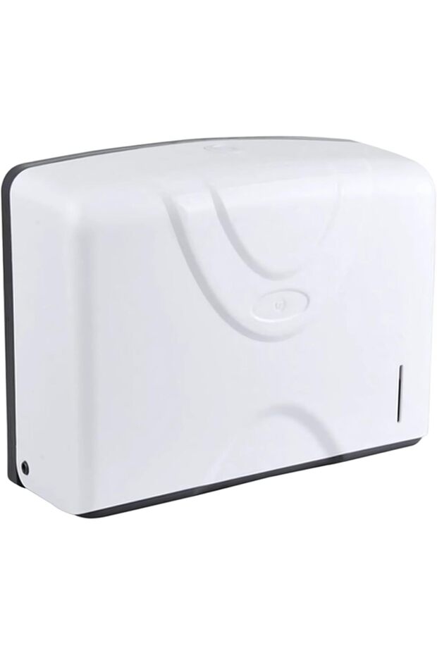 Wall Mounted C-Fold Paper Towel Dispenser–ABS Plastic Tissue Holder for Bathroom & Kitchen