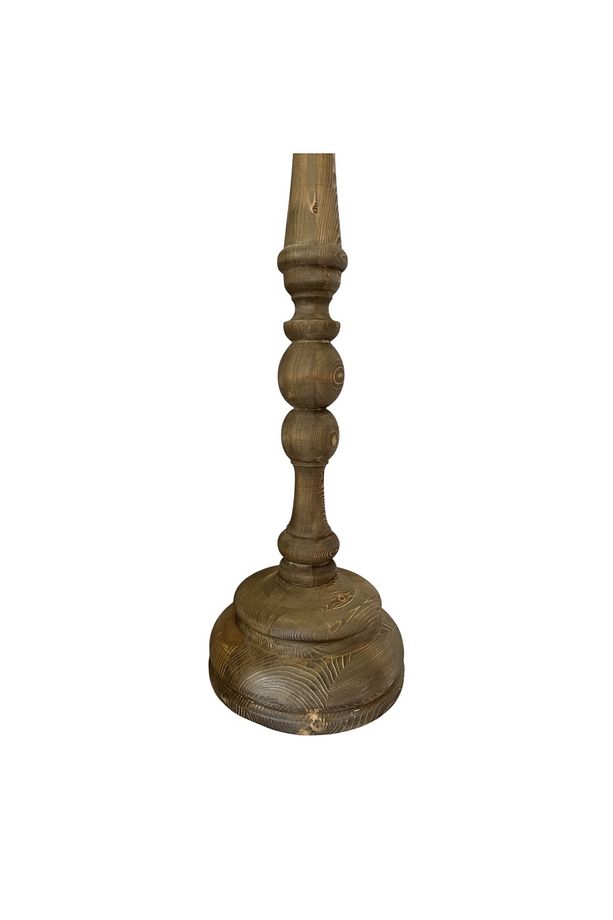Ahşap Lambader Aydınlatma Ayaklı Lambader Rustik Lambader Vintage - 2