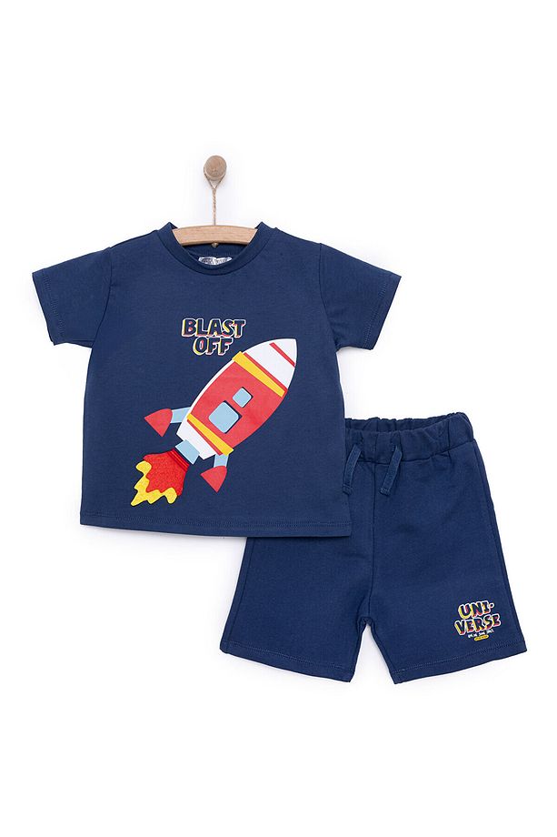 HelloBaby Cosmic Line Tshirt-Şort - 1