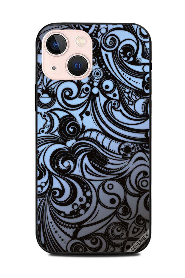 غطاء حماية لهاتف Apple iPhone 13 Mini بتصميم متجه مظلل