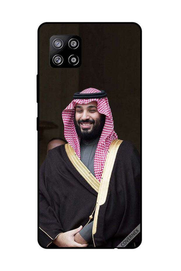 غطاء حماية لهاتف سامسونج جالكسي A42 محمد بن سلمان مبتسمًا