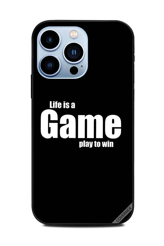 غطاء حماية لهاتف Apple iPhone 13 Pro - الحياة لعبة للفوز