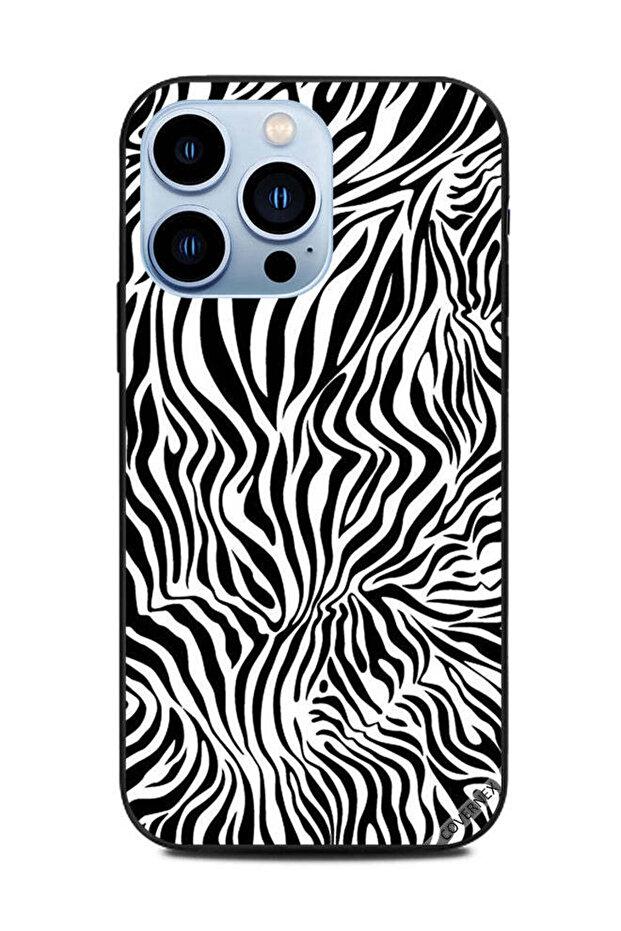 غطاء حماية لهاتف Apple iPhone 13 Pro بنمط زيبرا