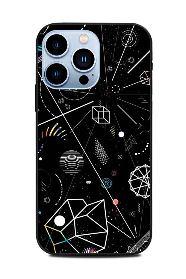 غطاء حماية لهاتف Apple iPhone 13 Pro بأشكال هندسية