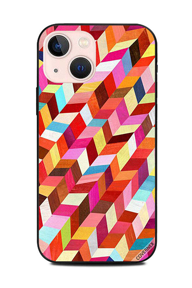 غطاء حماية لهاتف Apple iPhone 13 Mini بتصميم سهم ملون