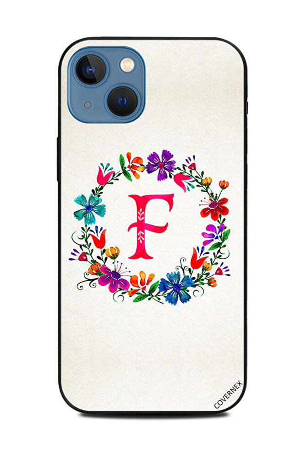 غطاء حماية لهاتف Apple iPhone 13 حرف F