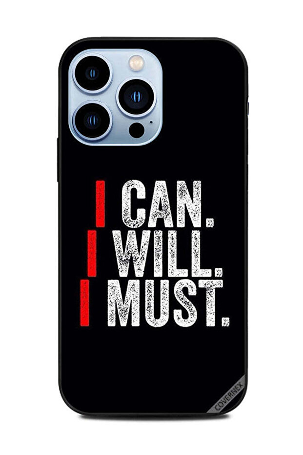 غطاء حماية لجهاز Apple iPhone 13 Pro أنا أستطيع، أنا سأفعل، أنا يجب أن أفعل