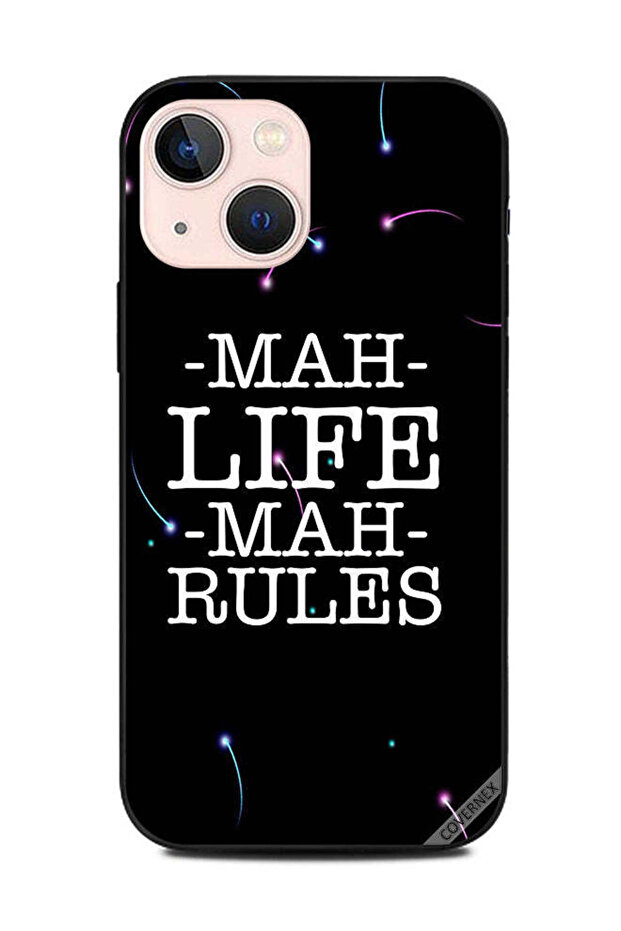 غطاء حماية لهاتف Apple iPhone 13 Mini قواعد حياة Mah