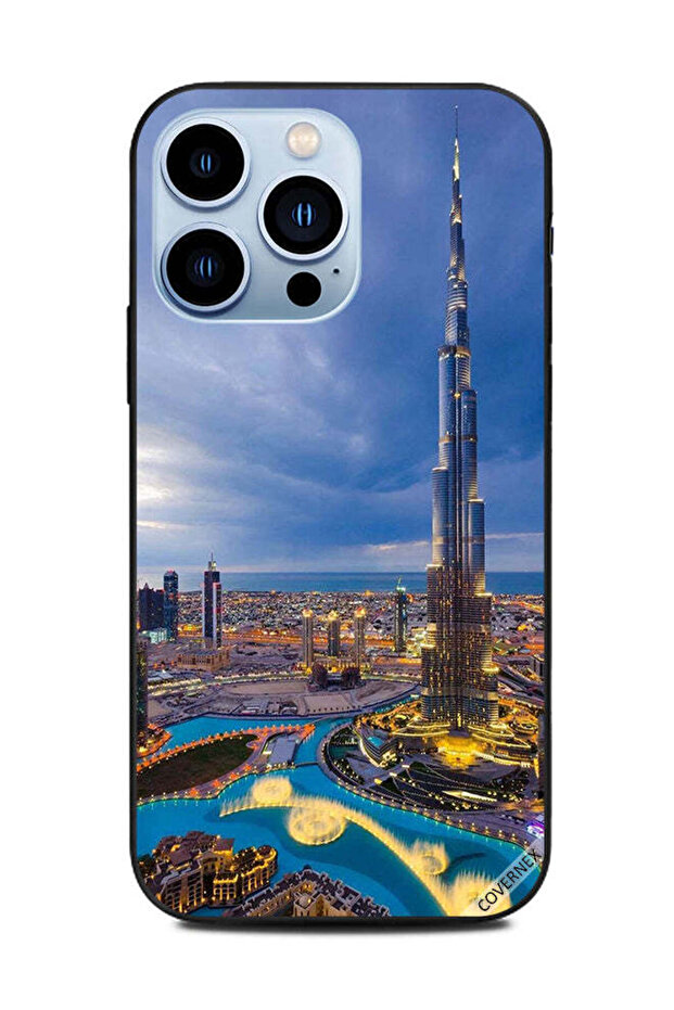 غطاء حماية لهاتف Apple iPhone 13 Pro - رقصة نافورة وسط المدينة